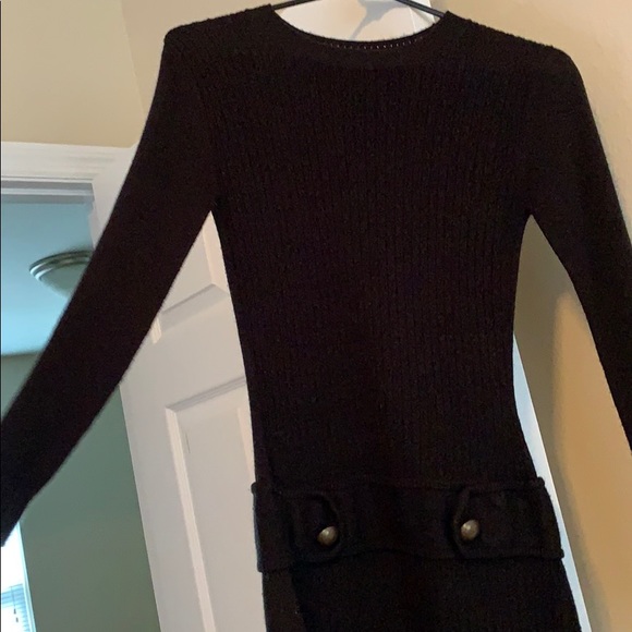 Black sweater dress size small - Picture 2 of 8
